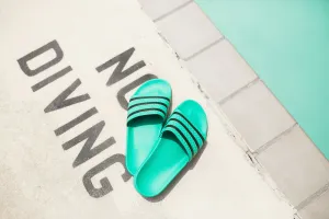 Adidas Adilette (Hi Ress Green/ Core Black)