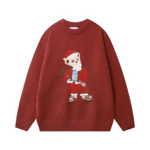 Faire Echo Slim-Fit Santa Knit Sweater